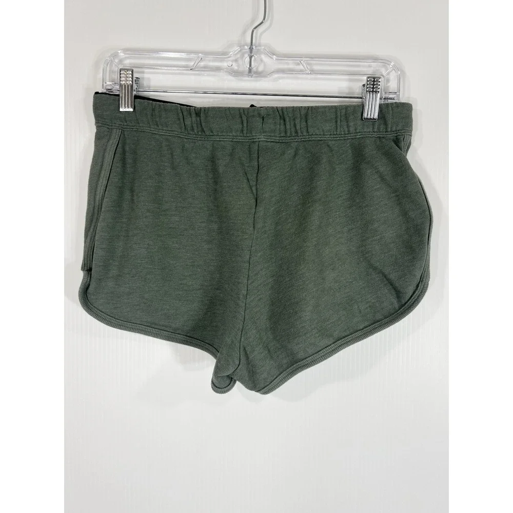 Victoria Sport Y2K Dolphin Mini Micro Shorts Size S Green Drawstring‎ Booty Camp